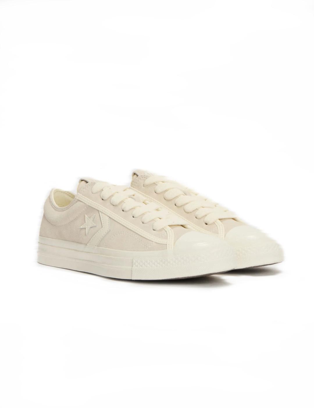 Zapatillas para Hombre Converse Star plaer 76 ox  Beige 3/4