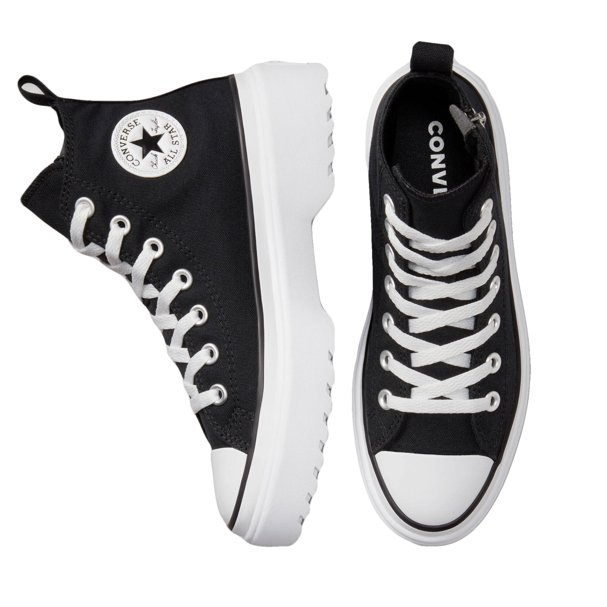 Chaussures Chuck Taylor All Star Lugged Lift Platform Canvas - A03011C Noir 5/5