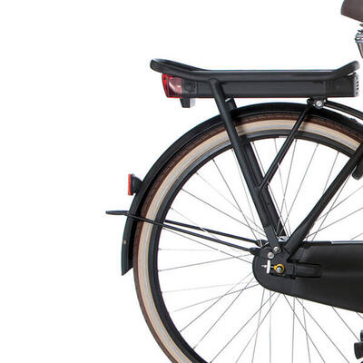 Cortina achterspatbord cs014 voor ecomo u4 in jet black matt