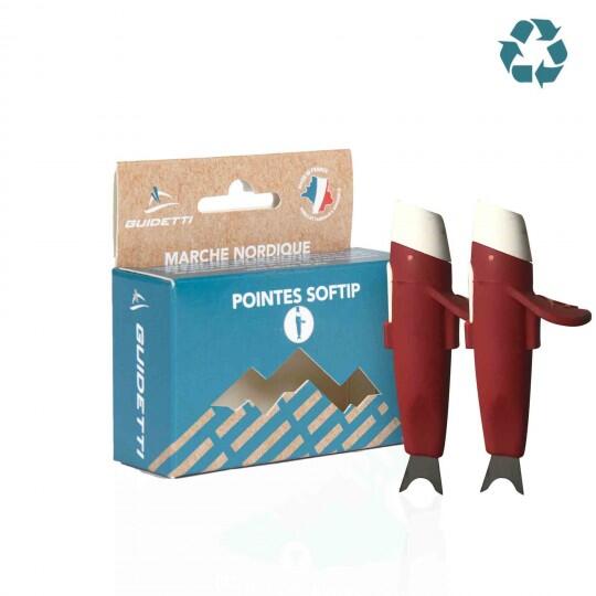 Double Pointe amortie marche nordique - SOFTIP 3/4