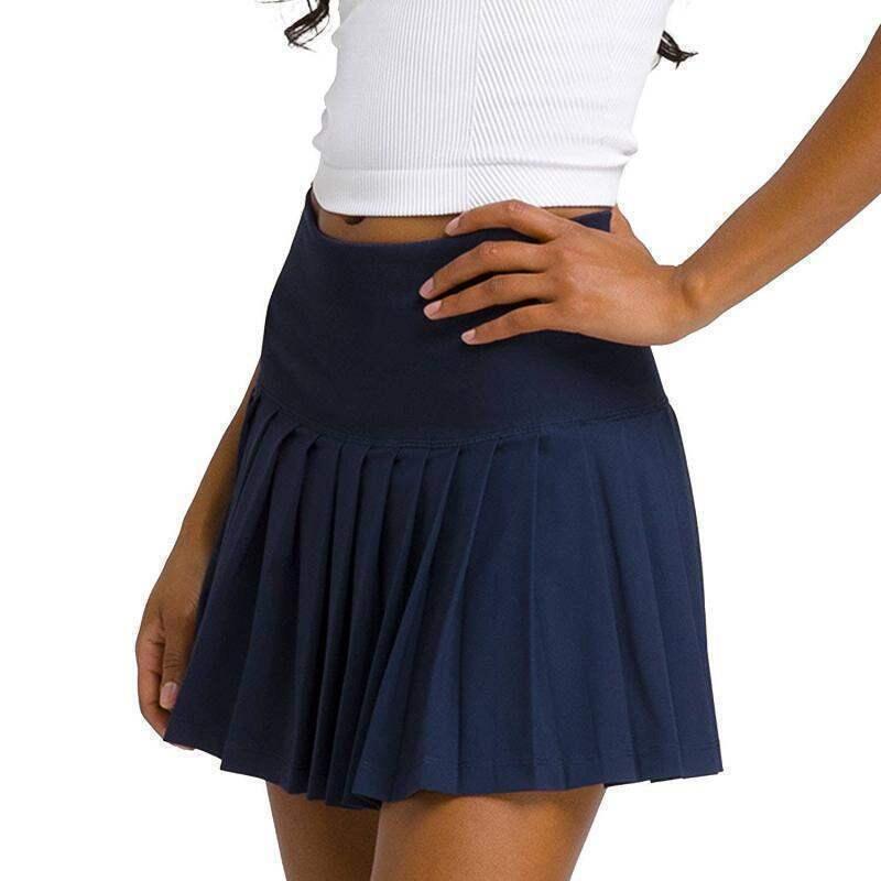 Gonna da tennis Midtown da donna blu scuro 3/5