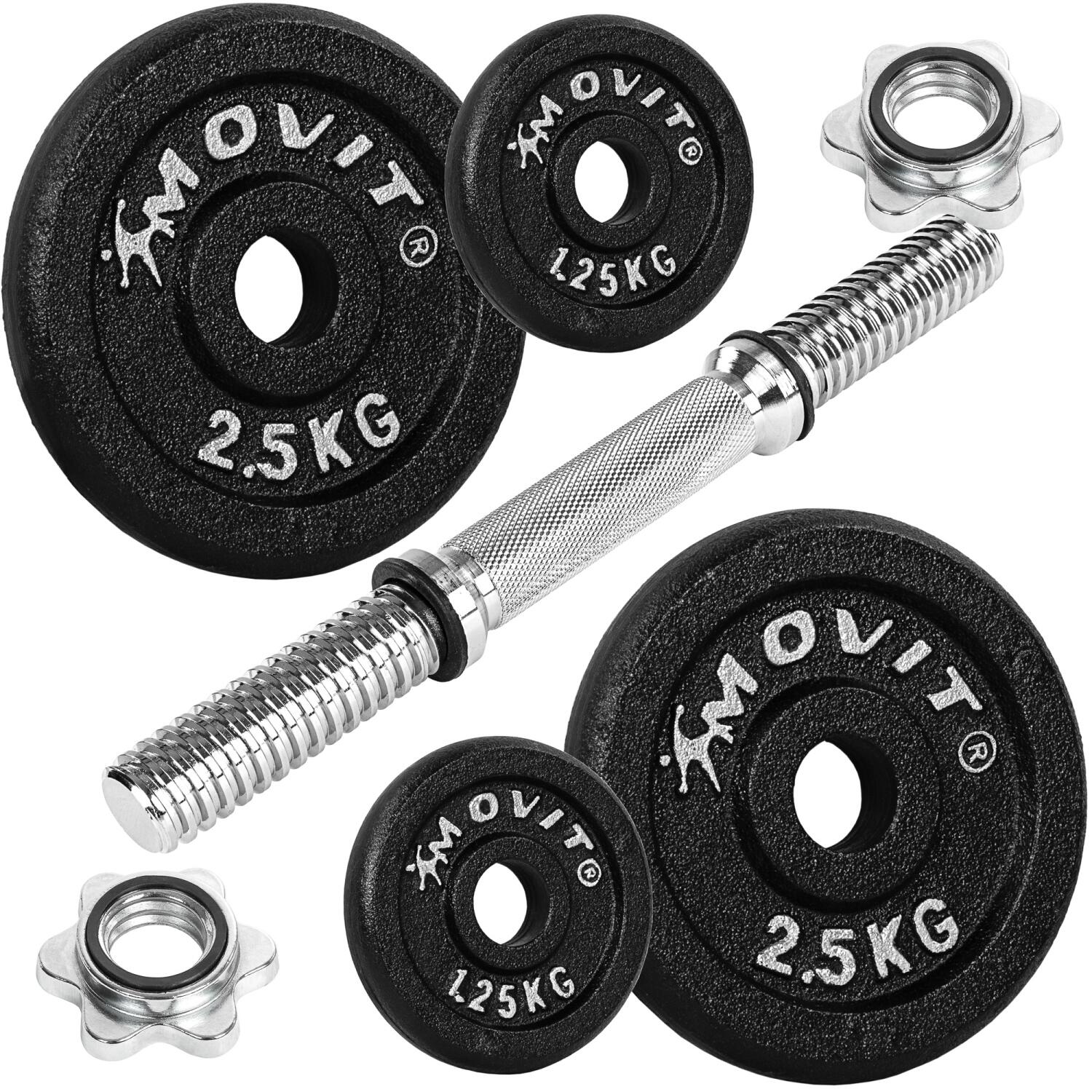Haltères courts 10kg 2/7