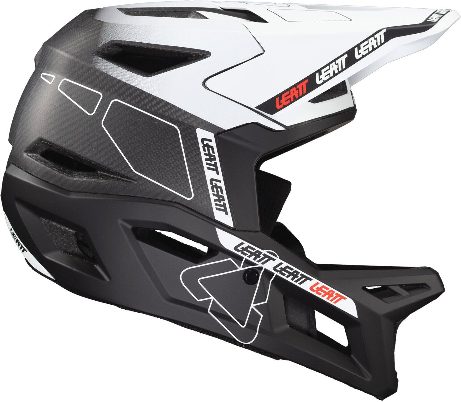 Casque MTB Gravity 6.0 V24 avec calotte en carbone et certifié DH Blanc Homme 3/7