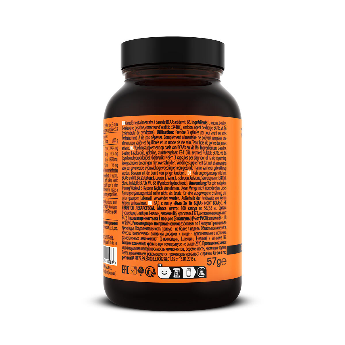 BCAA + vit. B-6 - 100 gélules 2/4