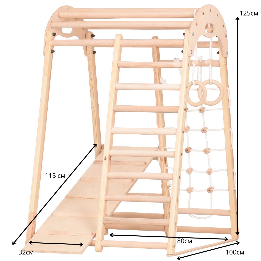 RINAGYM triangle de gymnastique en bois 3/7