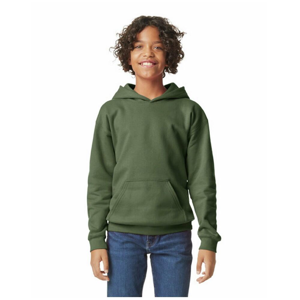 Gildan Childrens/Kids Softstyle Plain Midweight Hoodie