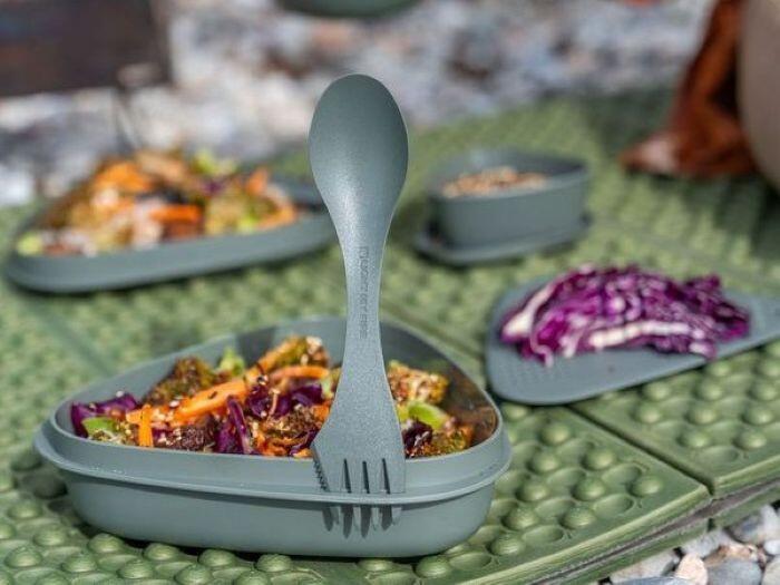 Menażka zestaw naczyń turystycznych ze sporkami Outdoor 4/4