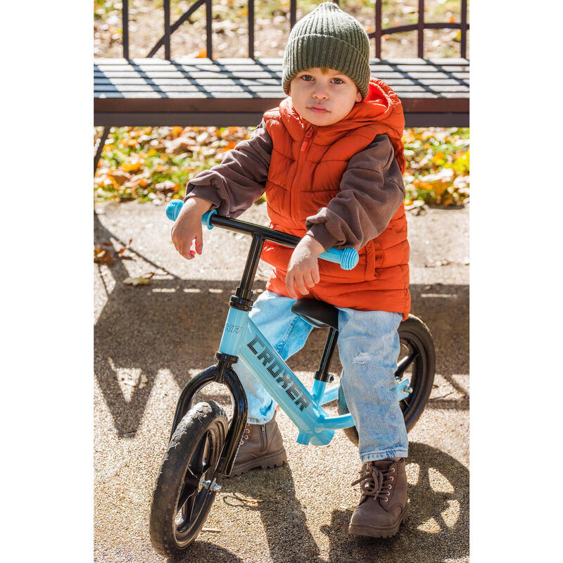 Bicicleta fara pedale Balance Bike CROXER Leox, Turcoaz, Copii
