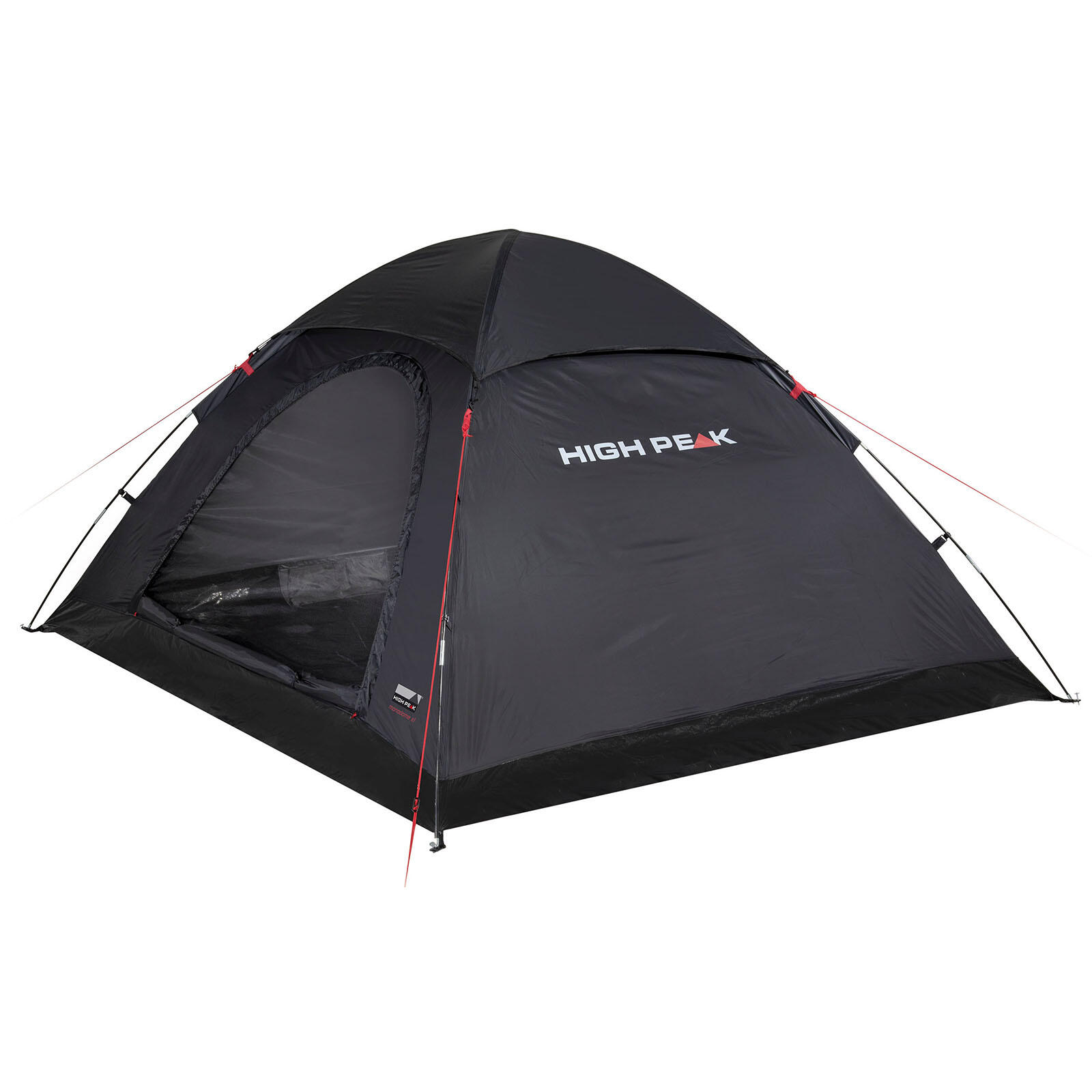 High Peak - Tente Dôme Monodome Xl 4 Personnes Camping Bike Familiale Grande - Tente - Noir - 4 Places - Decathlon