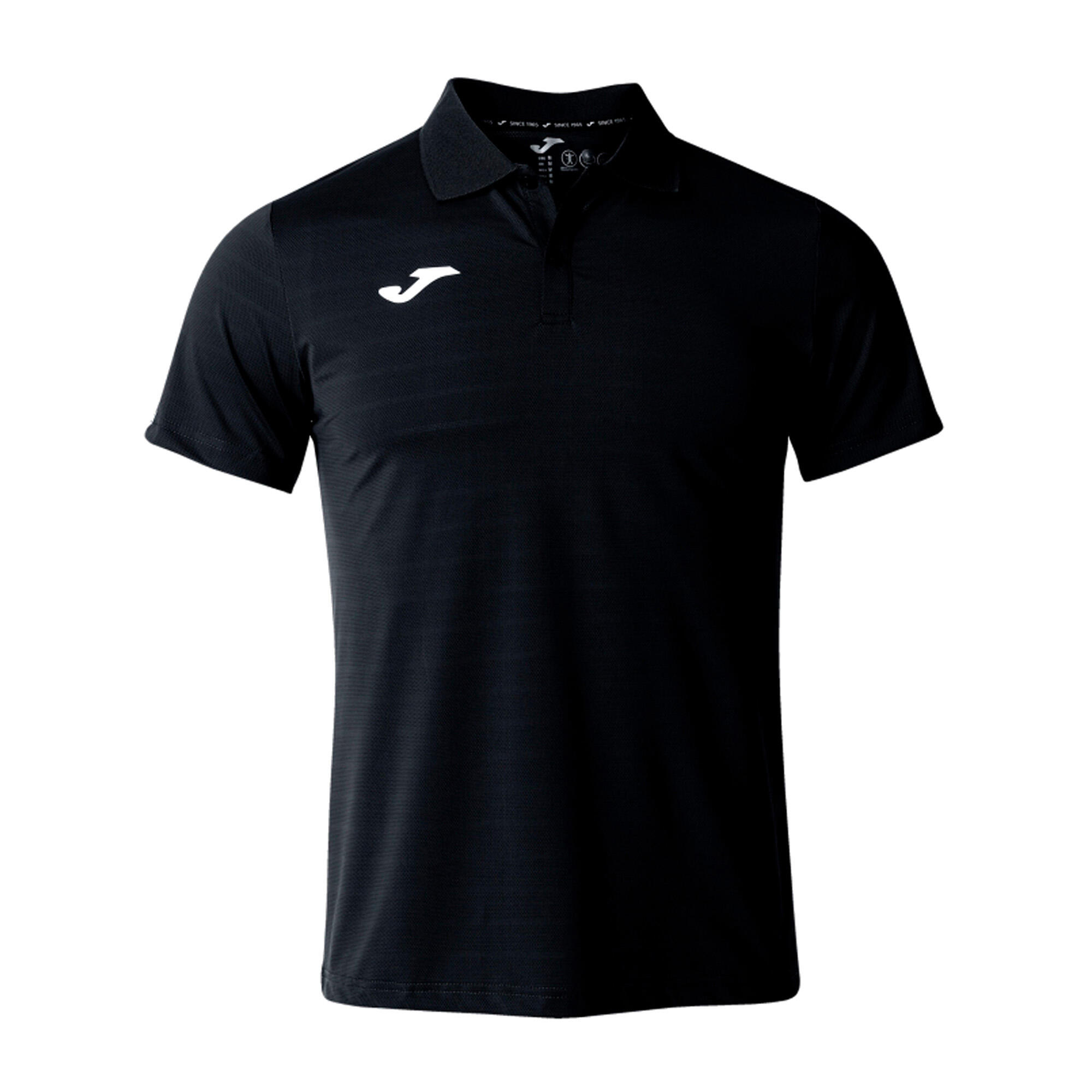 Polo Manches Courtes Padel Homme Joma Torneo Noir 3/3