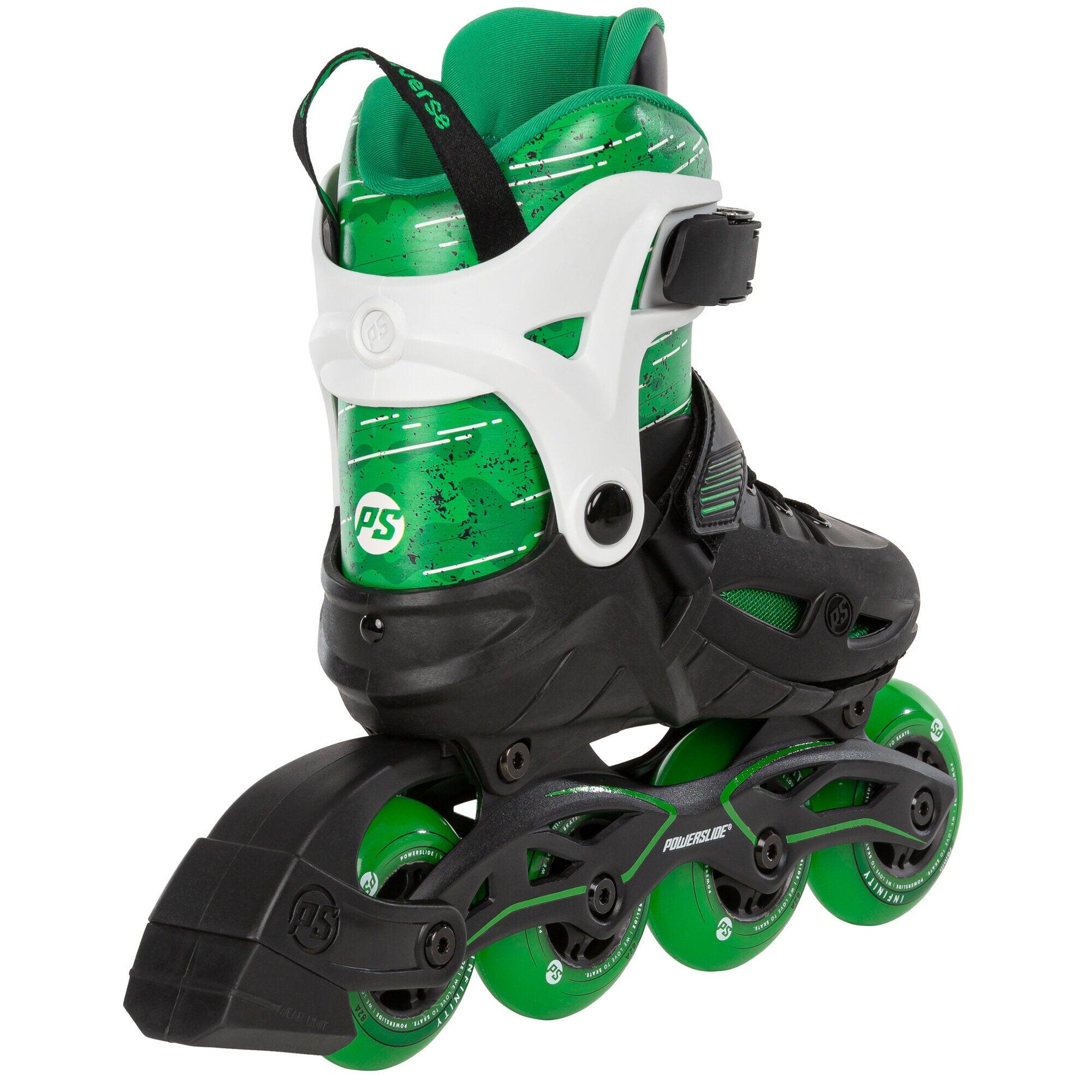 Powerslide Universe 4W Green größenverstellbarer Inline Skate für Kinder 3/7