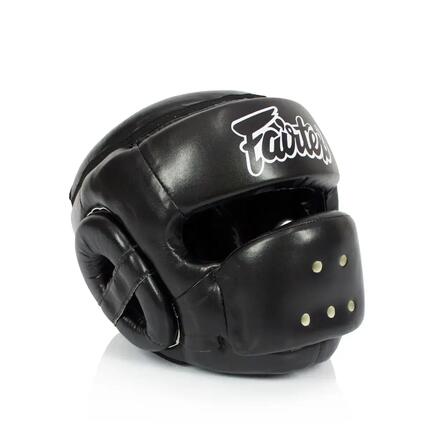 Casque de Boxe Fairtex HG14 avec Protection du Nez Noir