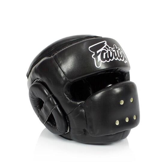 Casque de Boxe Fairtex HG14 avec Protection du Nez Noir