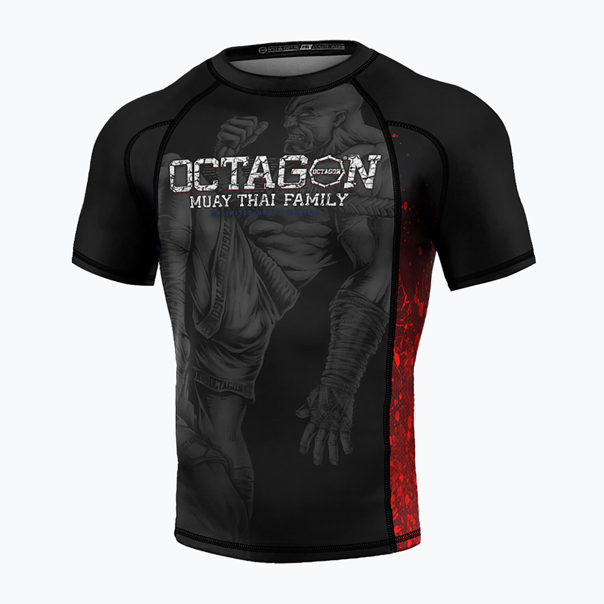 OCTAGON Rashguard Muay Thai Premium Octagon Family da uomo