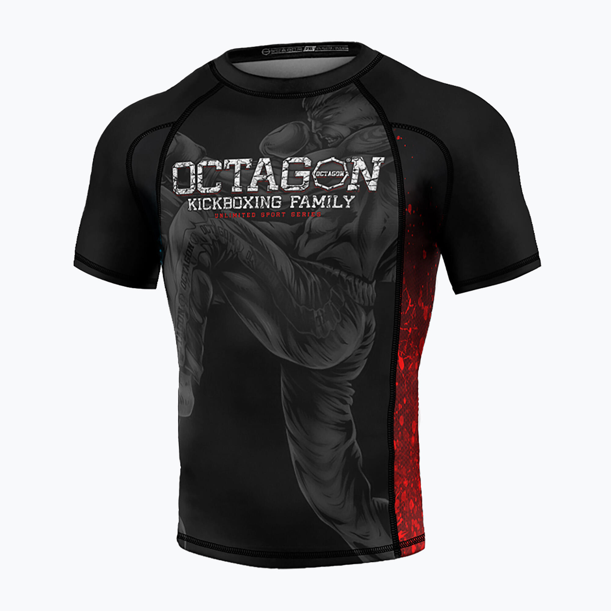 OCTAGON Rashguard da uomo Octagon Premium Kickboxing Family