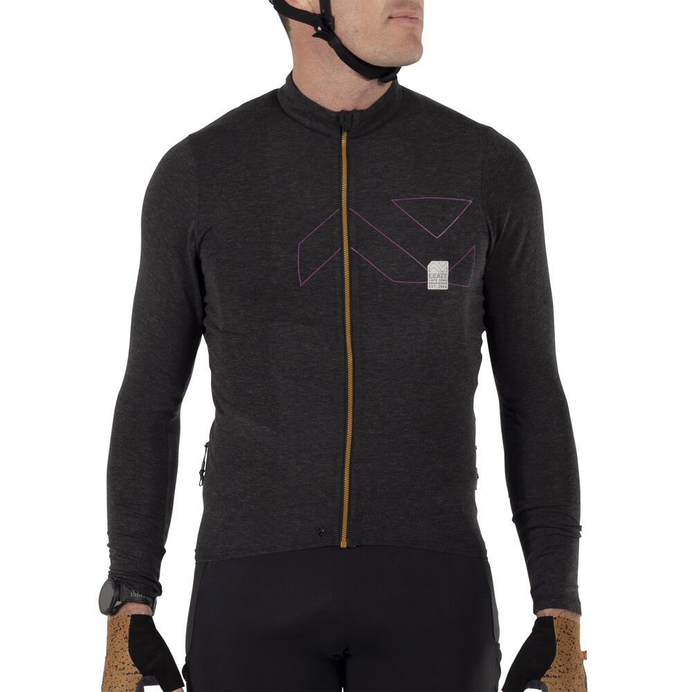 Chemise respirante manches longues MTB Endurance 4.0 Noir Homme 4/7
