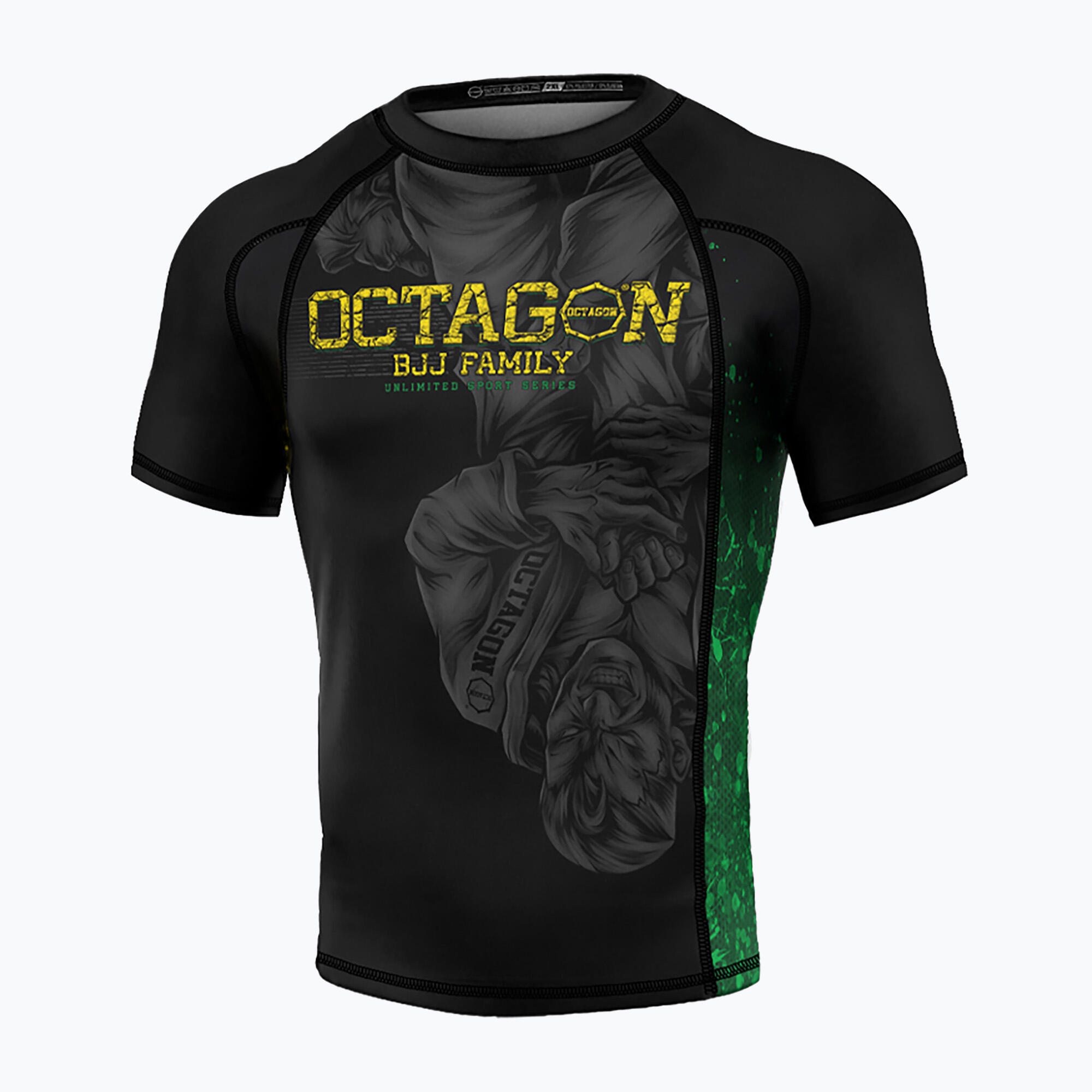 OCTAGON Rashguard Octagon Premium Jiu Jitsu Family da uomo