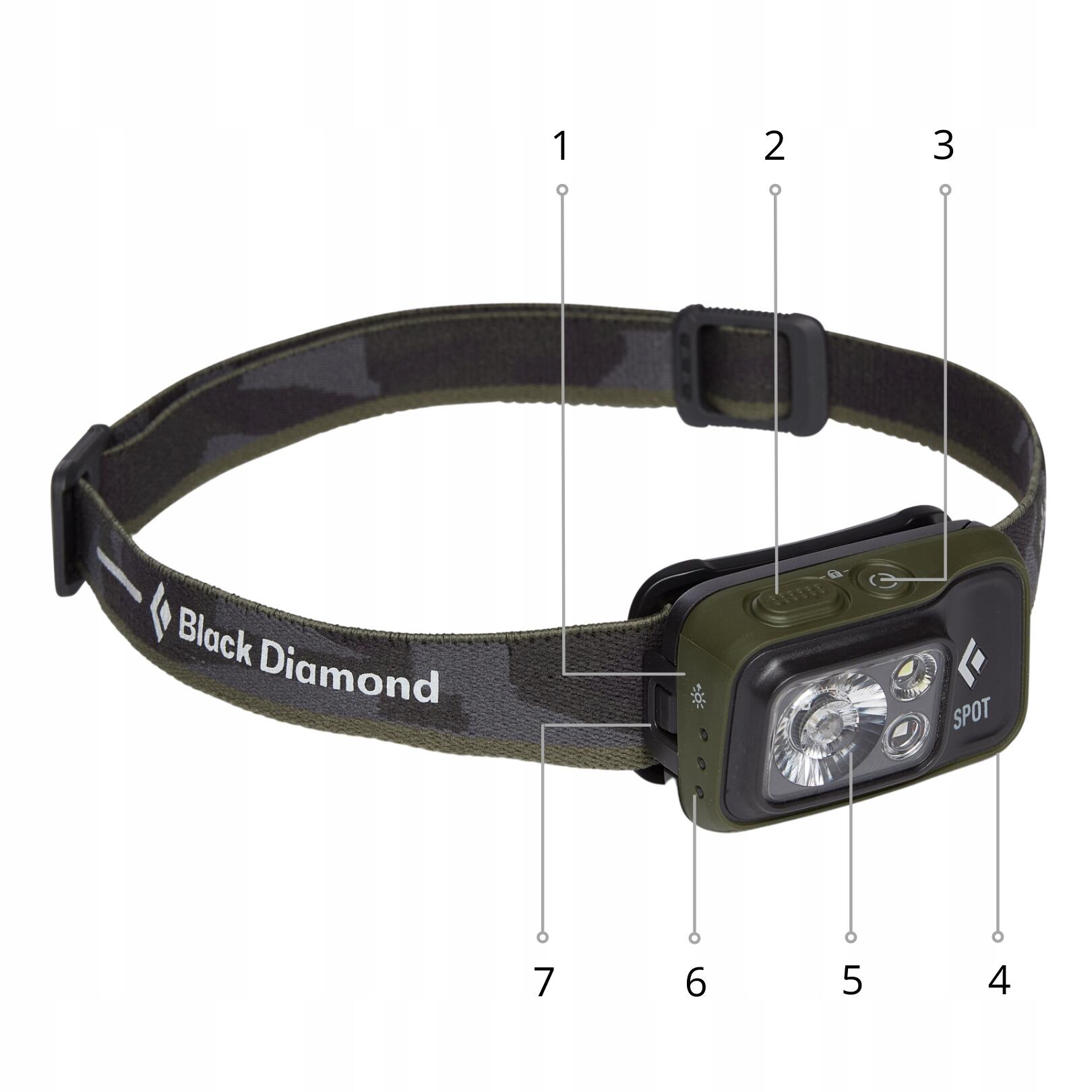 Lampe frontale Black Diamond Spot 400 6/7