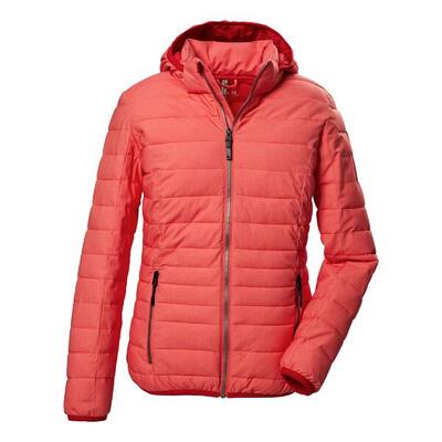 Funktionsjacke in Daunenoptik UYAKA Wandern/Outdoor/Trekking Damen koralle 8.000
