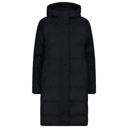 Steppmantel CMP WOMAN COAT FIX HOOD Wandern/Outdoor/Trekking Damen NERO