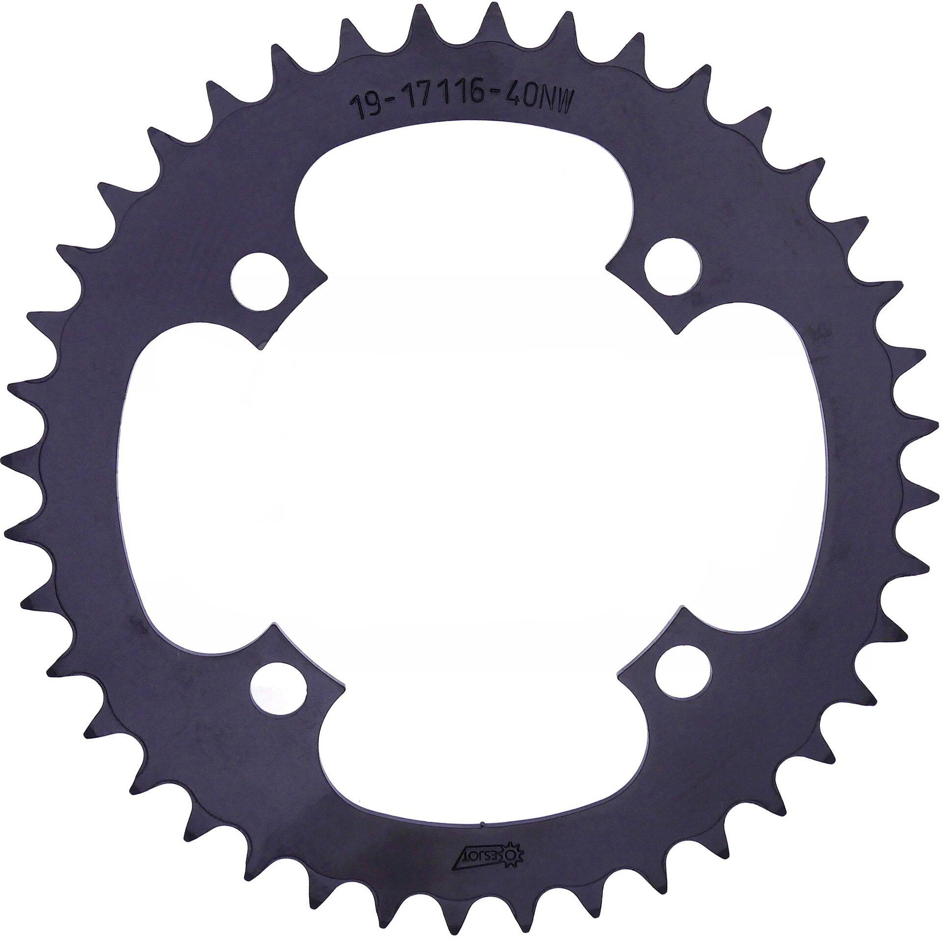 Esjot - Esjot Cover Wild Bosch Yamaha Bafang Brose 1 2x3 32 Narw 40t - Plateau De Pédalier - Noir - Decathlon