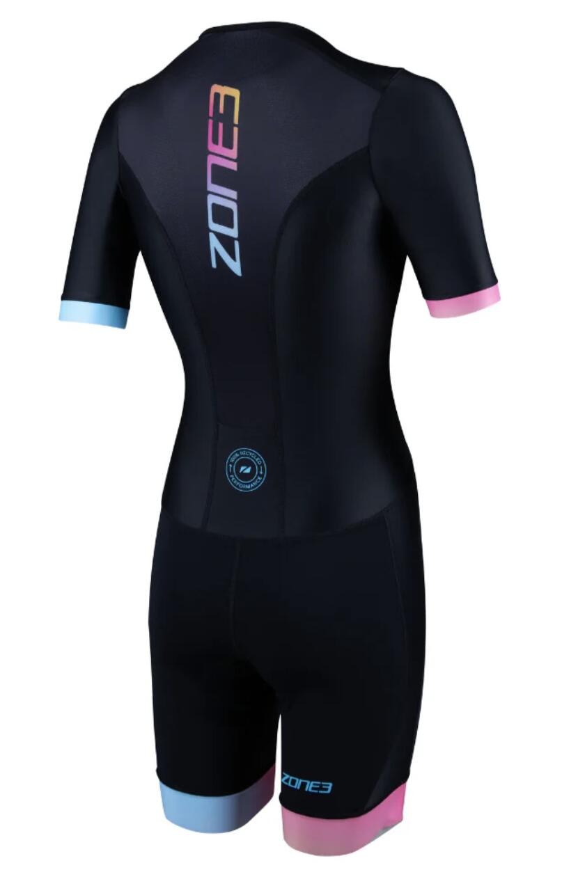 Triathlonbekleing Women's Zone3 Activate+ Shortsleeve Trisuit 3/5