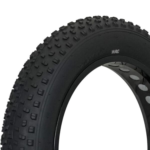 Pneu de ciclismo com tacos grossos - 20 x 4,00, preto, rígido / e.t.r.t.o.: 100-