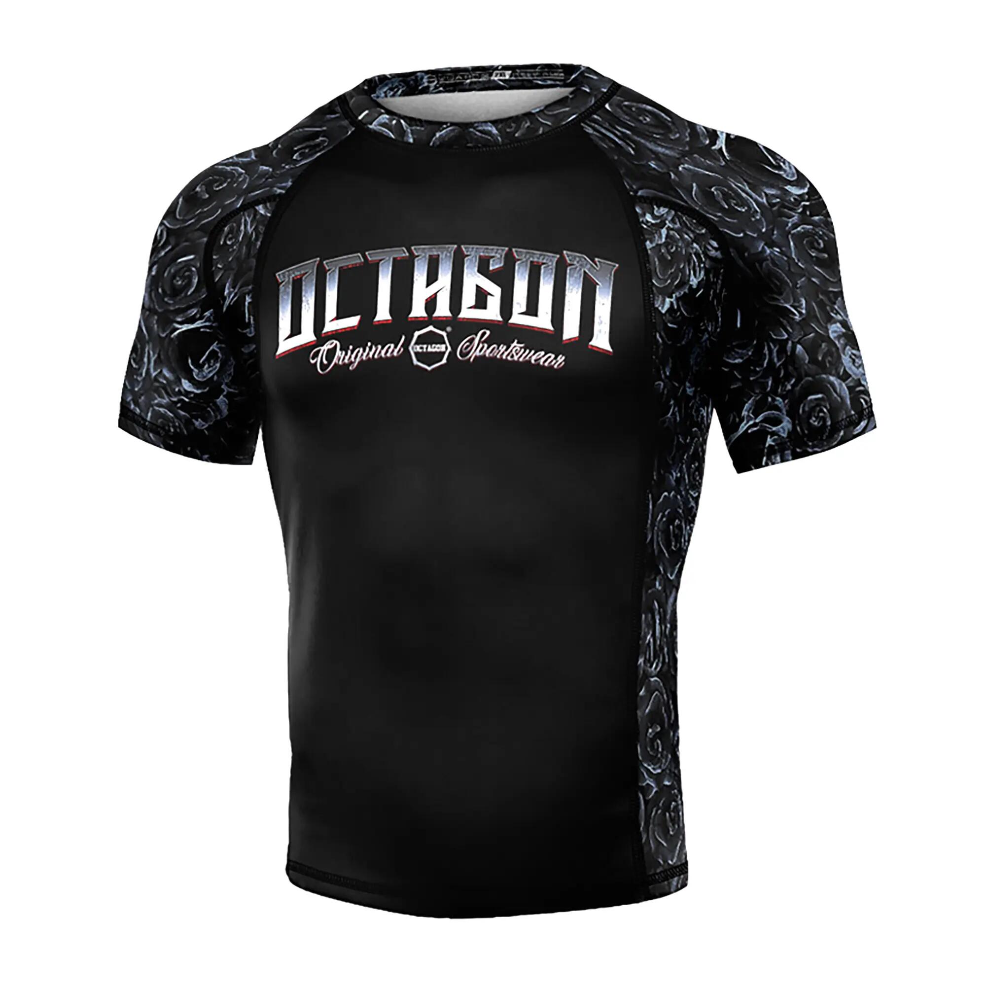 Rashguard Octogone Premium Santa Muerte pour hommes 3/3