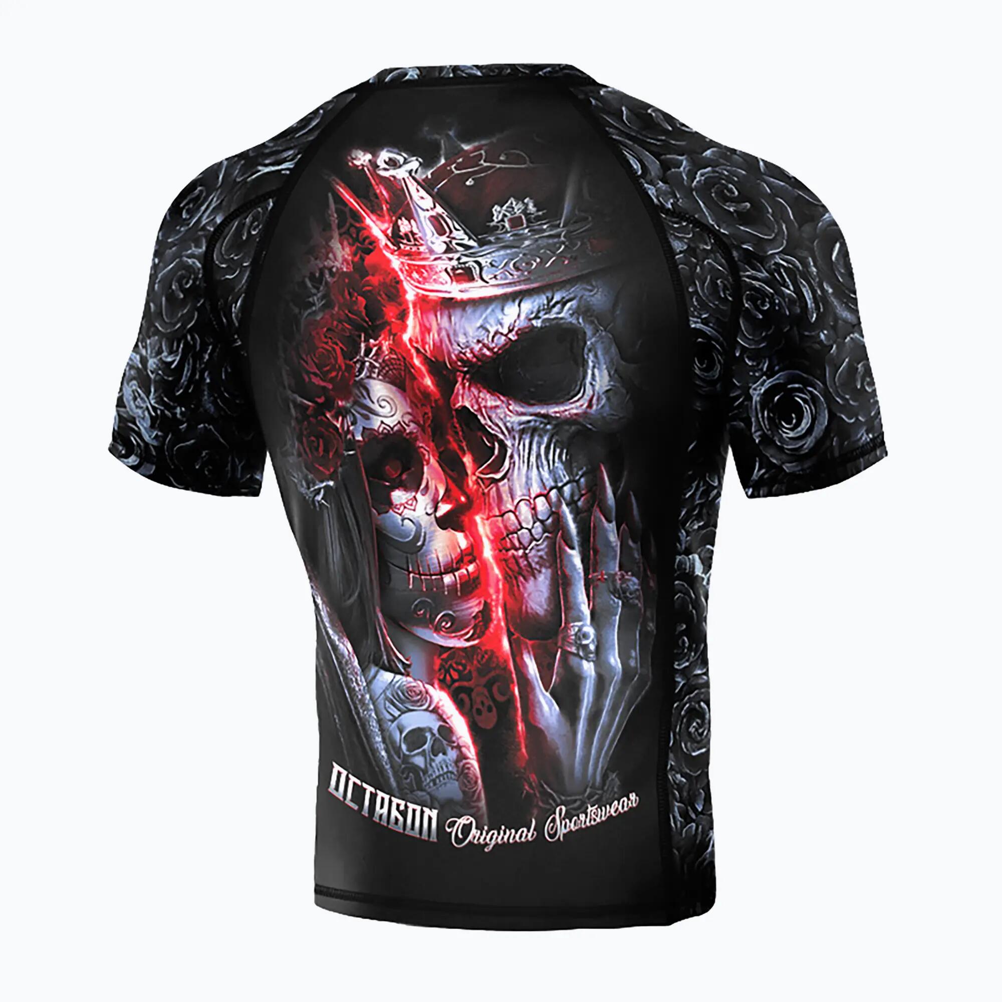 Rashguard Octogone Premium Santa Muerte pour hommes 2/3