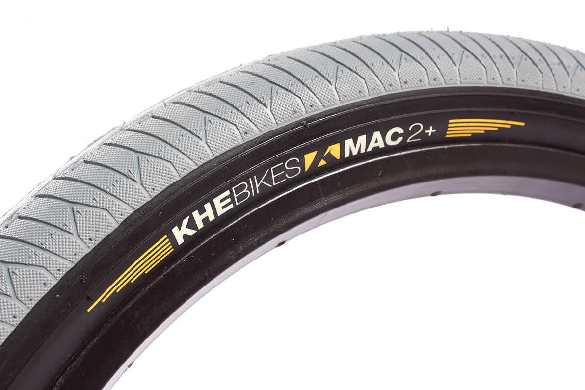 BMX Band MAC2+ PARK/STREET Zwart/Grijs 20"x2,30" KHEBIKES 3/3