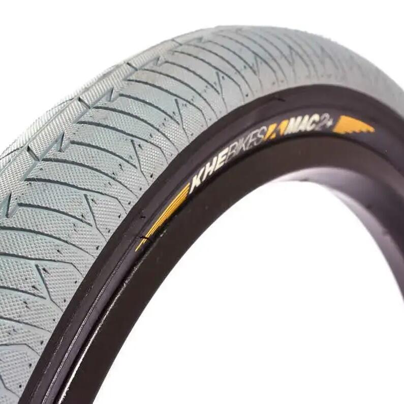 MAC2+ PARK/STREET BMX Tyre, Black/Grey, 20‘ x 2.30’, KHEBIKES