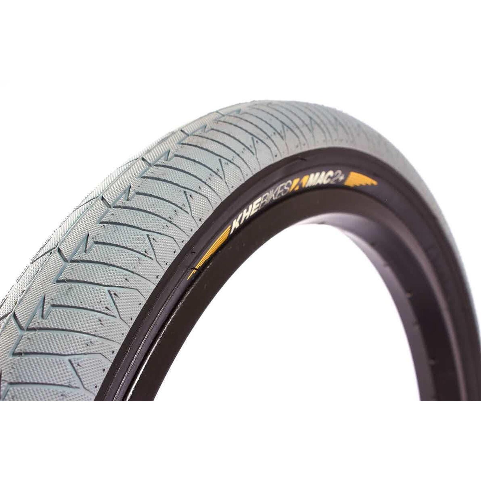 KHEBIKES Pneumatika BMX MAC2+ PARK/STREET Černá/Šedá 20"x2,30" KHEBIKES
