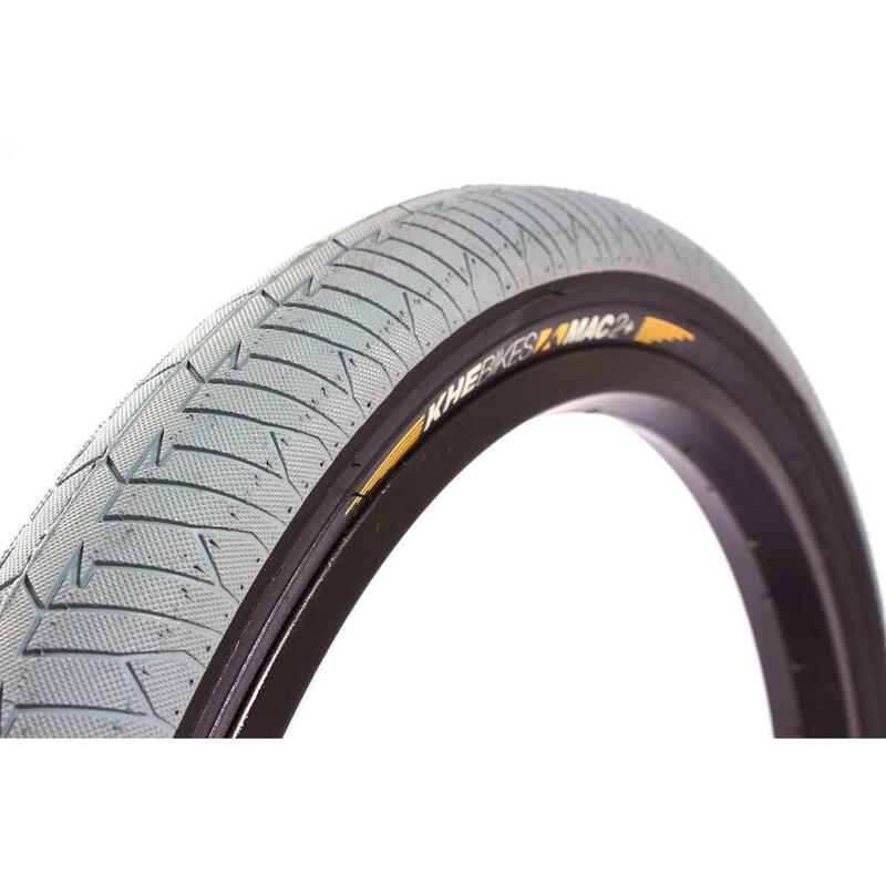 Pneu BMX MAC2+ PARK/STREET Negru/Gri 20"x2,30" KHEBIKES