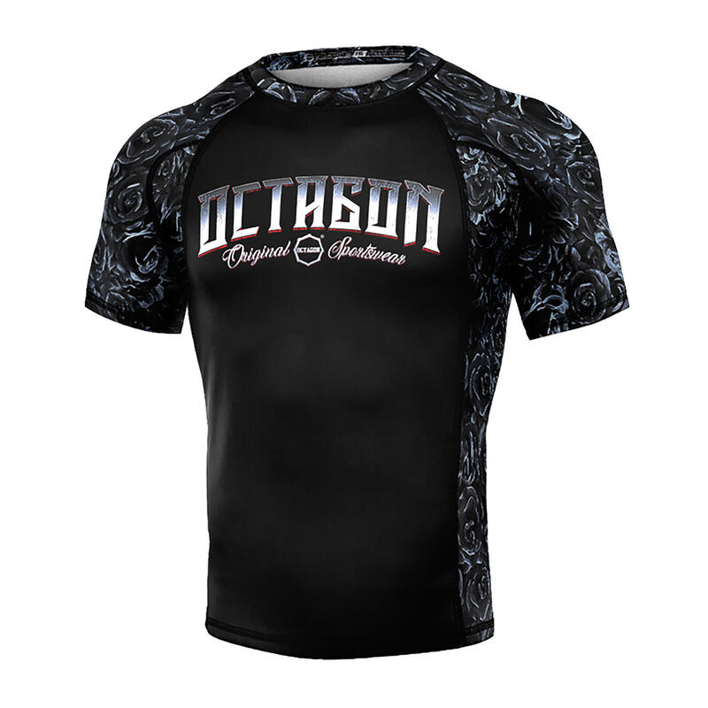 Rashguard pentru bărbați Octagon Premium Santa Muerte