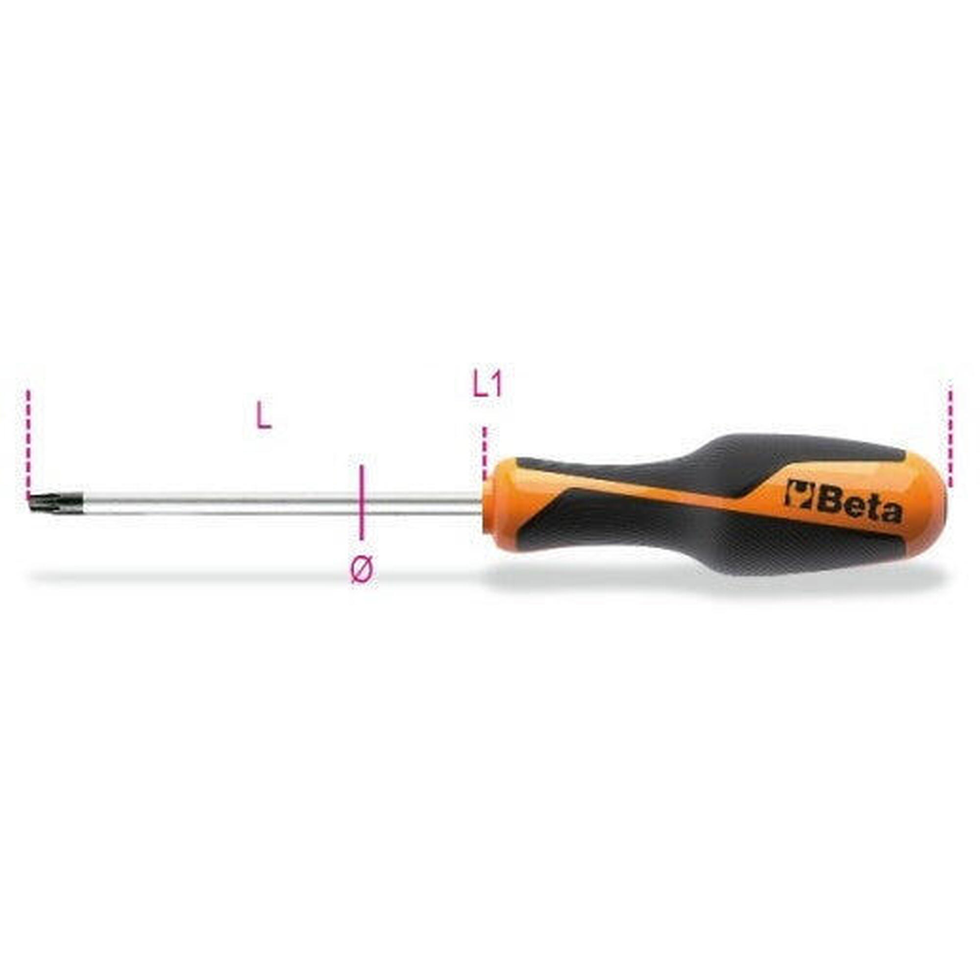 Tournevis VDE T15 Extra Fin - Pointe Torx - Pour électricité Et Véhicules Hybrides - Longueur 100 Mm