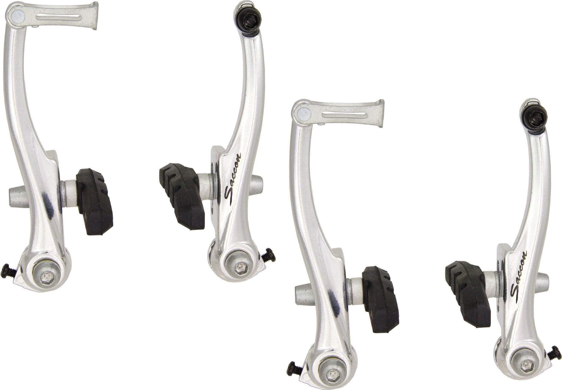 SACCON Saccon V-Brake Set Voor- en Achterwiel - Aluminium Zilver