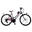 Vélo de fille VTT Canellini LINCY 26" - Noir/Fuchsia
