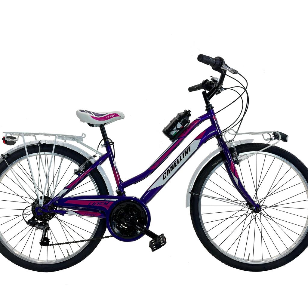 Girl's bike MTB Canellini LINCY 26" - Purple/Fuchsia