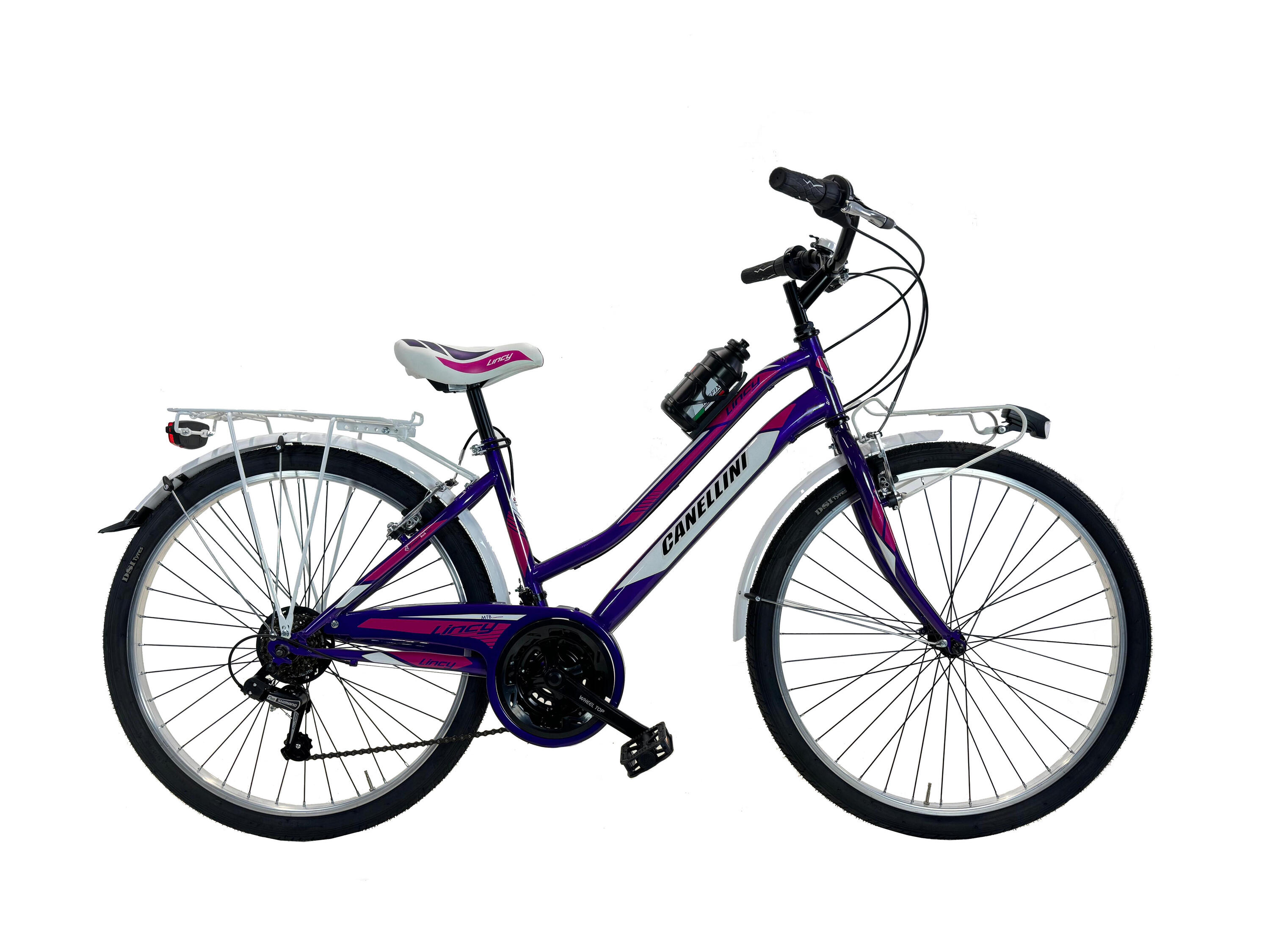 CANELLINI Kinderfahrrad MTB Canellini LINCY 26" - Violett/Fuchsia