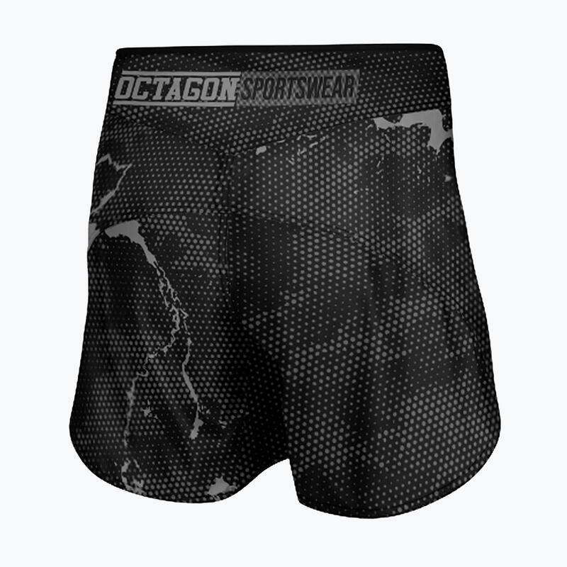 Pantaloni scurți de antrenament pentru bărbați Octagon Marble Camo MMA