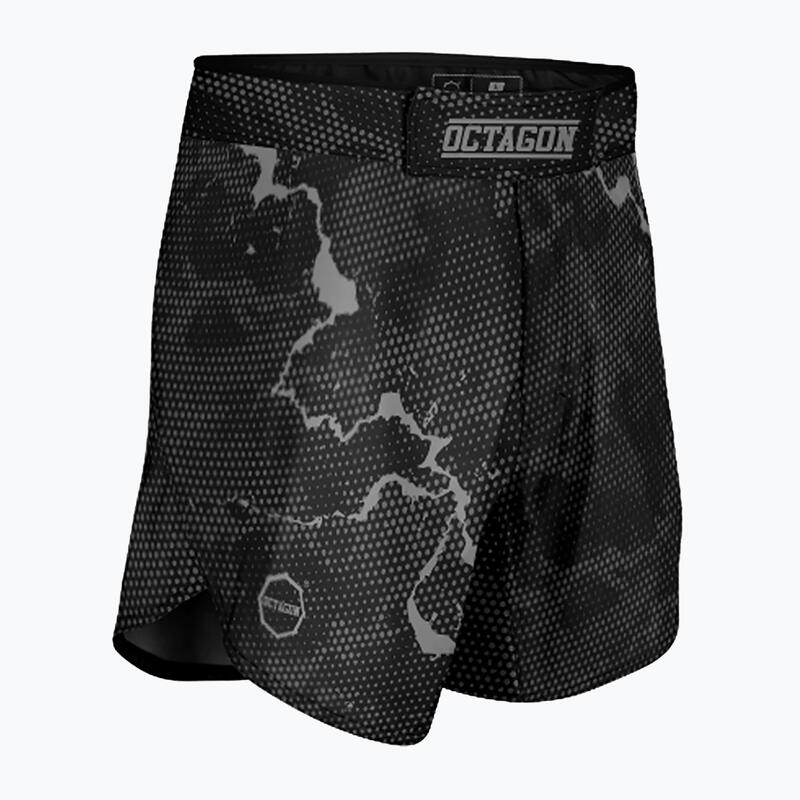 Pantaloni scurți de antrenament pentru bărbați Octagon Marble Camo MMA