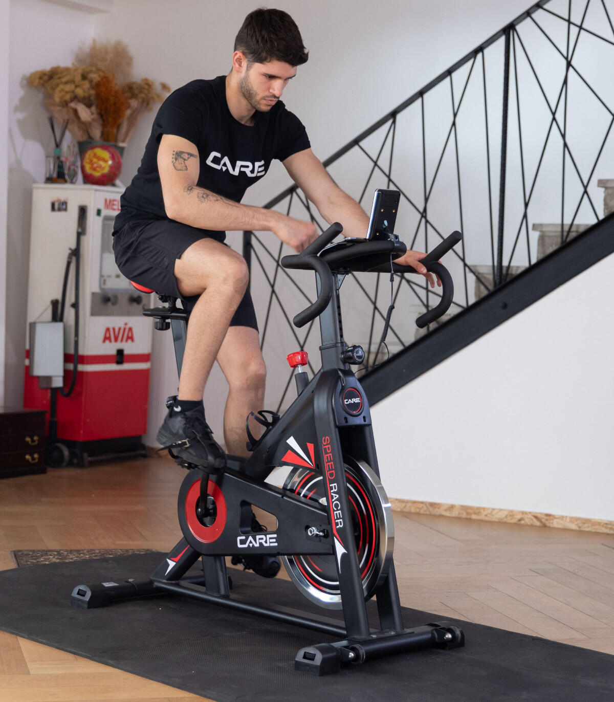 Vélo de biking Speed Racer avec écran LCD - CARE - Masse d'inertie 22kg 4/8