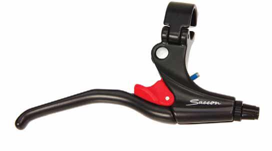 SACCON Saccon remgreepset R-Brake met parkeerstand in zwart
