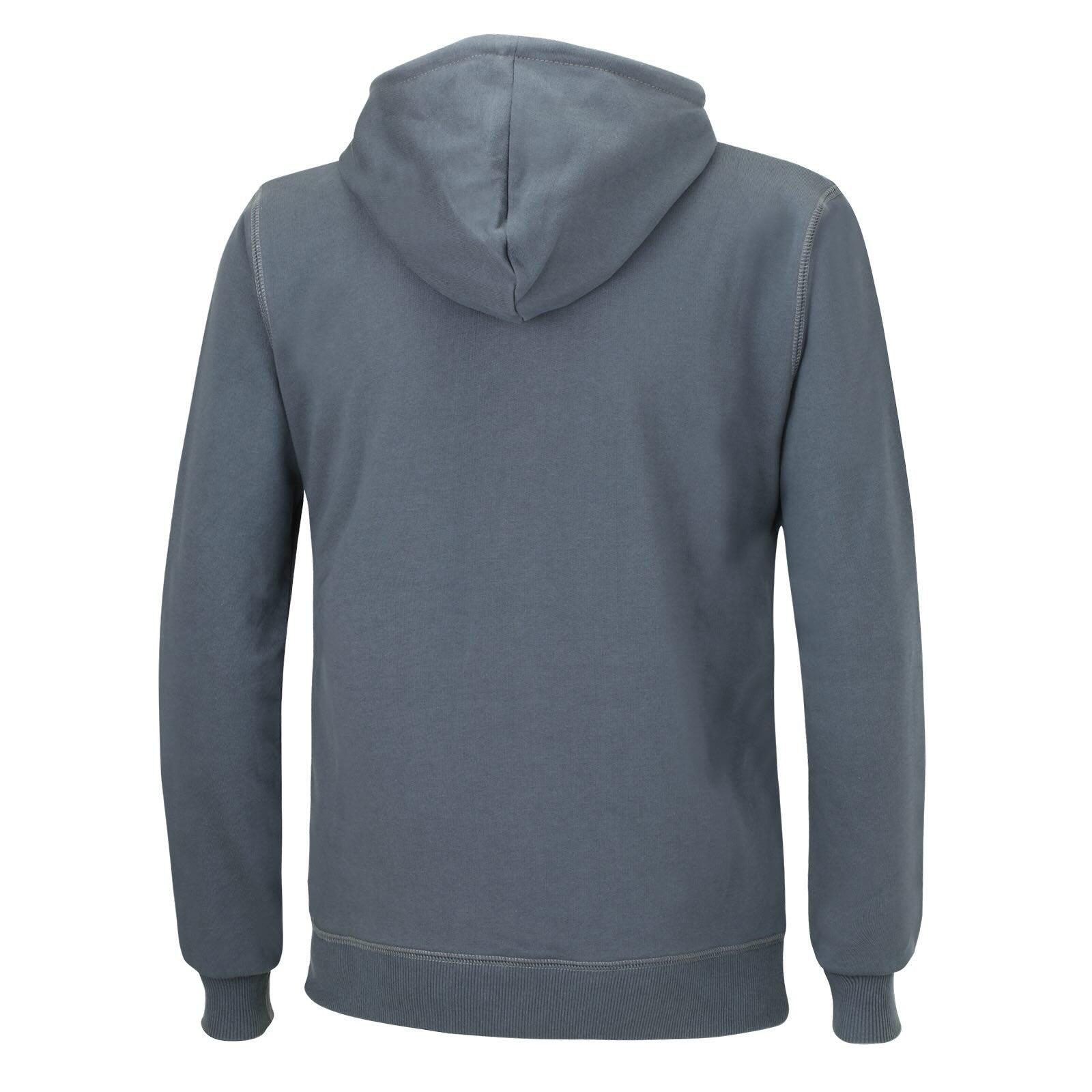 Winter Sweatshirt Crew Team Pro mit Kapuze Dunkelgrau 2/3