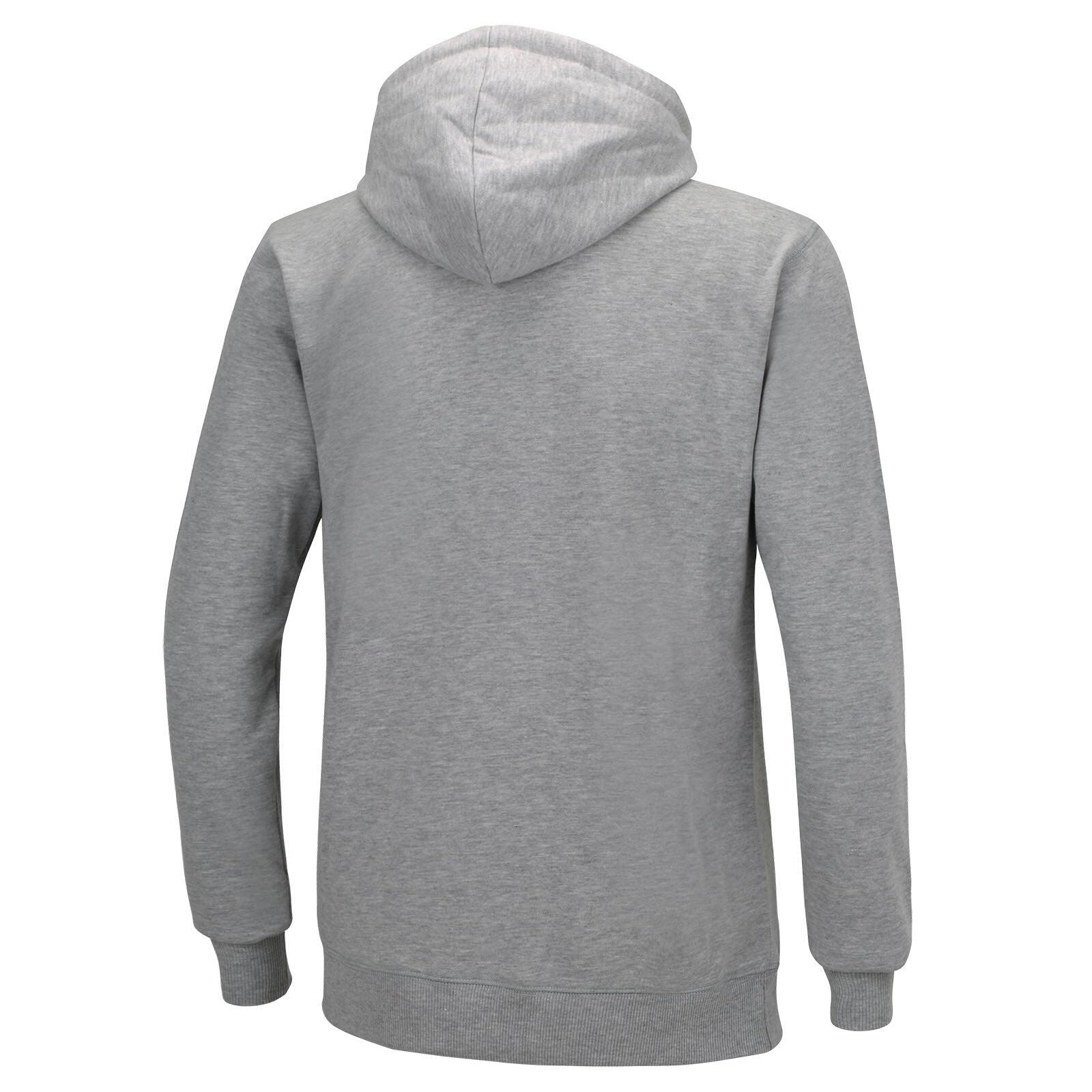 Winter Sweatshirt Crew Team Pro mit Kapuze und Zip Grau 2/3