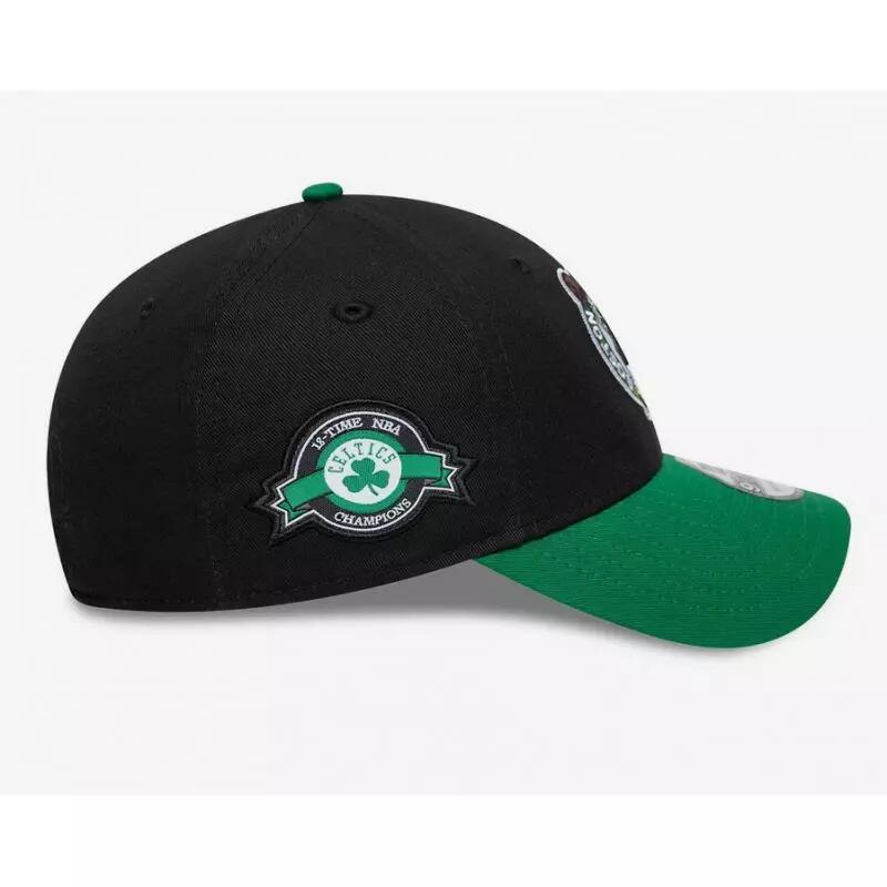 Casquette NBA Boston Celtics New Era Side Patch 9FORTY Noir 2/4
