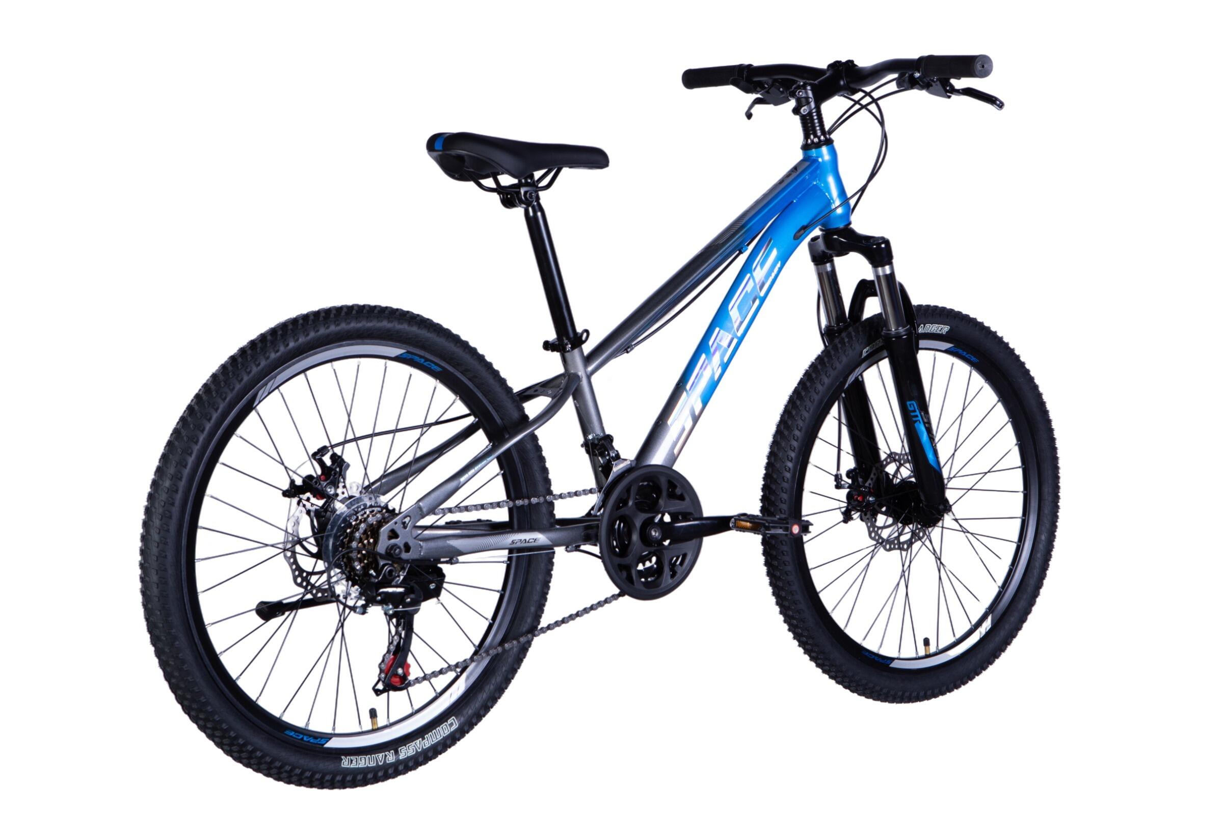 Kinderfiets Mercury Aluminium, 24″, 130-160 cm, 21 versnellingen, Blauw/Grijs 3/7