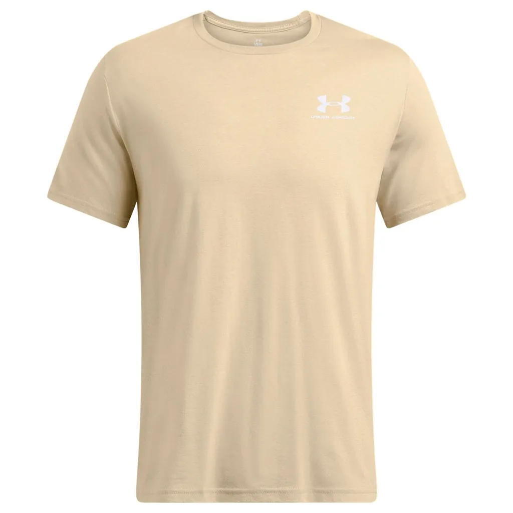 Under Armour - Tee-shirt Under Armour Sportstyle Lc Ss - T-shirt Manches Courtes - Beige|blanc - 48 Xl - Decathlon