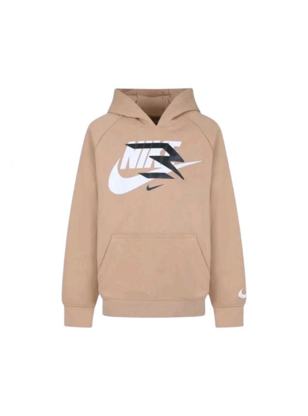 NIKE Kapuzenpullover Big Mashup Beige - 9Q0870-X0L