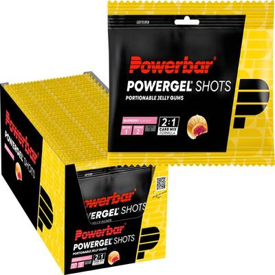 Powerbar PowerGel Shots (24x60g) Raspberry - Energia e resistenza